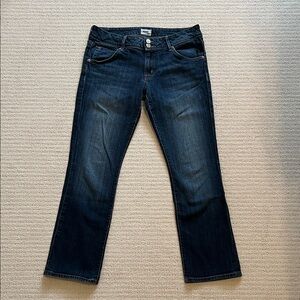 Hudson Jeans Dark Blue Straight Leg Women's Jeans